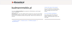 Desktop Screenshot of budmannmeble.pl